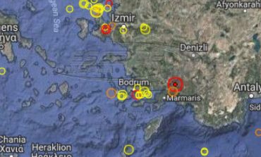 Ισχυρή σεισμική δόνηση 5 Ρίχτερ στην Ν.Δ. Τουρκία - Έγινε αισθητός και στη Ρόδο